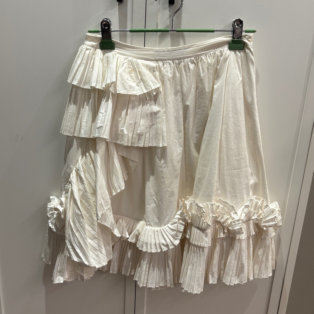 Pink Tartan White Skirt Size 4